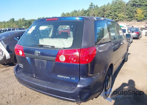 2006 Toyota Sienna Ce/Le из США, поврежденный, VIN 5TDZA23C66S474224